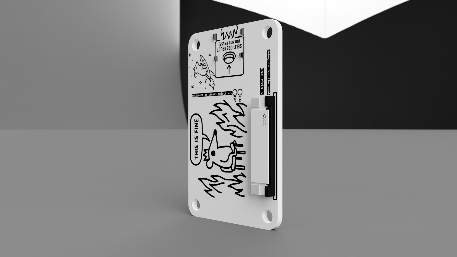 Coral USB Accelerator rear view