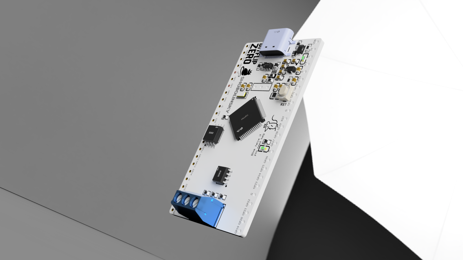 Bitflip Zero One hero from the high side angle