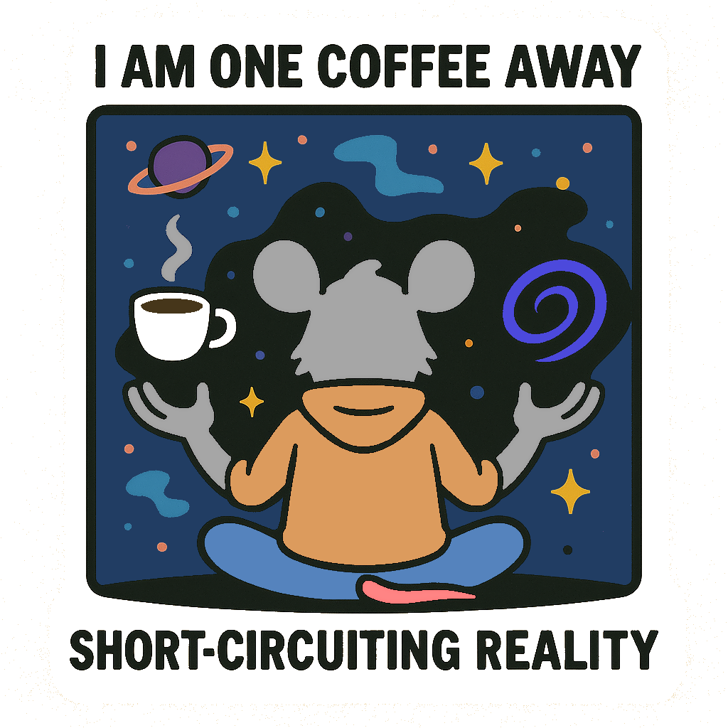 Short-Circuiting Reality Sticker mockup